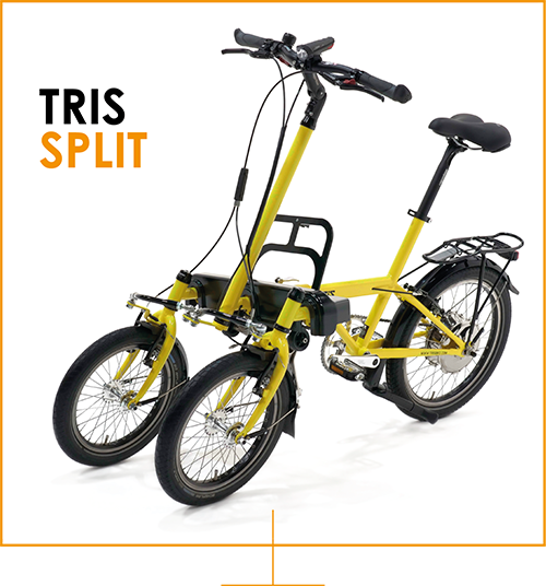 SPLIT folding electric tricycle