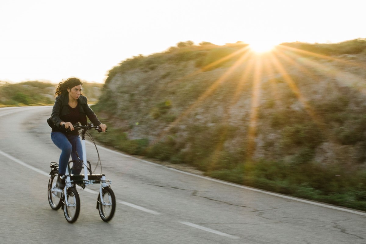 E-Trike mit Neigetechnik