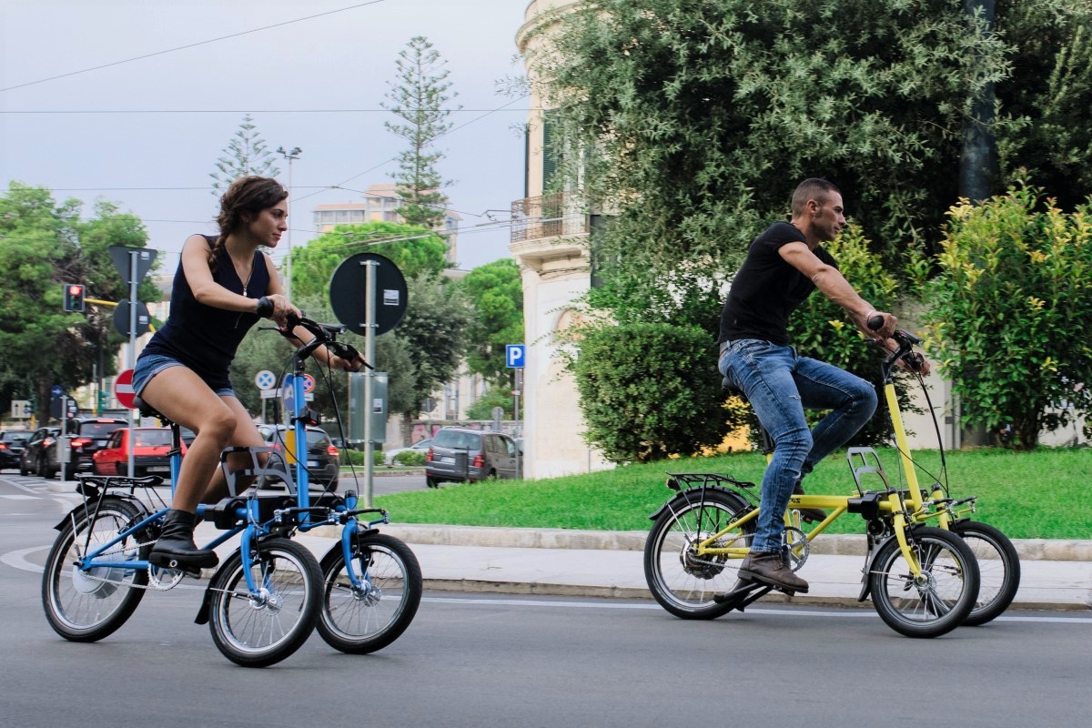 Dreirad mit Neigetechnik