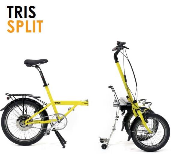 STRIS SPLIT folding electric tricycle