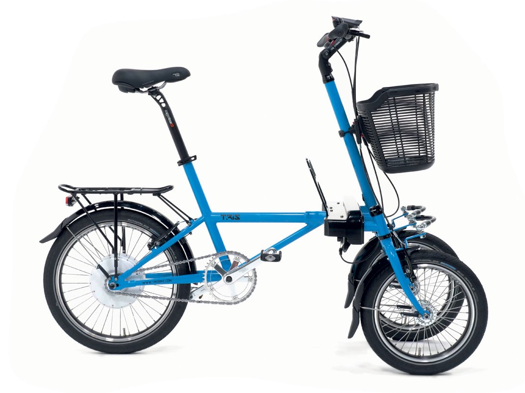 Tricycle pour adultes à trois roues inclinables